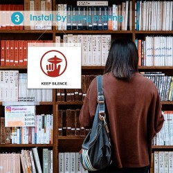 قاب طلقی دیواری افقی-قاب عنوان دیواری شفاف-طلق کاغذ دیواری افقی شفاف