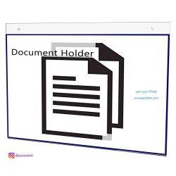 قاب طلقی دیواری افقی-قاب عنوان دیواری شفاف-طلق کاغذ دیواری افقی شفاف